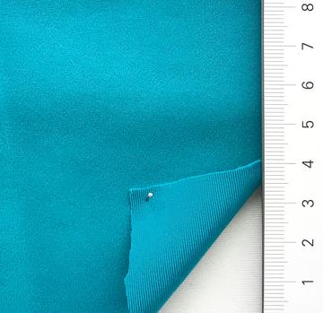 Fabric in cotton, polyamide and elastane - turquoise