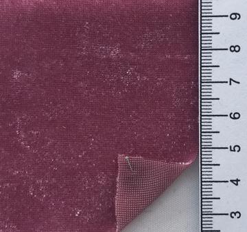 Dark Magenta Pink Viscose Velvet Fabric