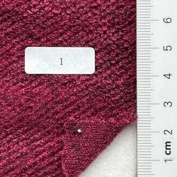 SWATCH 6 X 9 Wool Rayon Jersey Knit Fabric Magenta 