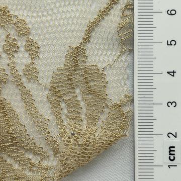 Gold lace fabric - Chantilly lace - lace fabric from