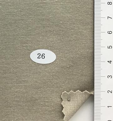 Sand Rayon/Nylon/Lycra Slubbed Ponte Knit 62W > 70% Off Fabric